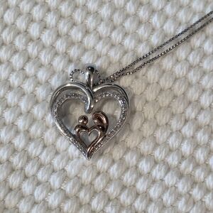 Womens Heart Necklace